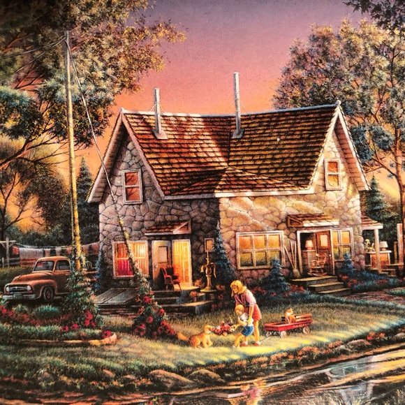 Buffalo Terry Redlin Puzzle - Serene Evening Scene - Picture 2 of 5